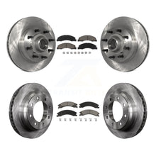 Load image into Gallery viewer, Front Rear Brake Rotor And Ceramic Pad Kit For Ford E-350 Super Duty E-250 E-150