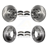 Front Rear Brake Rotor And Ceramic Pad Kit For Ford E-350 Super Duty E-250 E-150