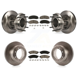 [Front+Rear] 2012 Ford F-350 Super Duty RWD Premium OE Brake Rotors & Ceramic Pads Kit For Max Braking