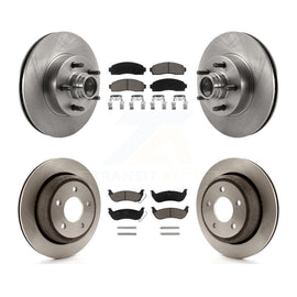 [Front+Rear] 2010-2011 Ford Ranger RWD Premium OE Brake Rotors & Ceramic Pads Kit For Max Braking