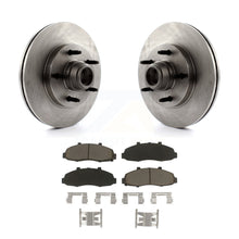 Load image into Gallery viewer, Front Disc Brake Rotors Hub Assembly And Ceramic Pads Kit For Ford F-150