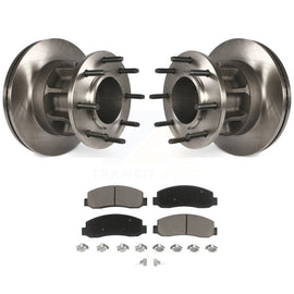 [Front] 2008-2010 Ford F-350 Super Duty RWD Premium OE Brake Rotors & Ceramic Pads Kit For Max Braking