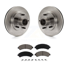 Load image into Gallery viewer, Front Disc Brake Rotors Hub And Ceramic Pads Kit For 2000 Chevrolet Blazer RWD