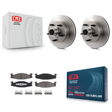 Load image into Gallery viewer, Front Disc Brake Rotor Hub &amp; Ceramic Pad Kit For Ford E-150 Econoline Club Wagon