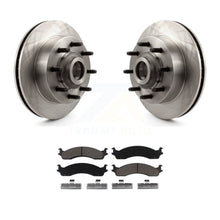 Charger l&#39;image dans la galerie, Front Disc Brake Rotor &amp; Ceramic Pad Kit For Dodge Ram 2500 3500 Van B3500 B2500