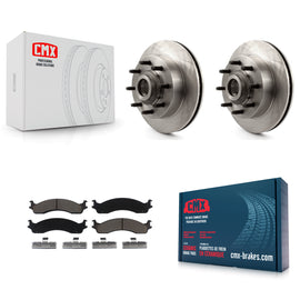 Front Disc Brake Rotor & Ceramic Pad Kit For Dodge Ram 2500 3500 Van B3500 B2500