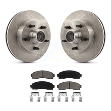 Load image into Gallery viewer, Front Disc Brake Rotors Hub Assembly Ceramic Pad Kit For Mazda B2300 B3000 B4000