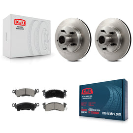 Front Brake Rotor Ceramic Pad Kit For Chevrolet C10 G20 GMC Cadillac C1500 G2500