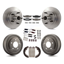 Load image into Gallery viewer, Front Rear Brake Rotor Ceramic Pad Drum Kit (7Pc) For Ford F-150 E-150 Econoline