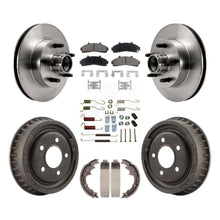 Load image into Gallery viewer, Front Rear Brake Rotors Ceramic Pad &amp; Drum Kit (7Pc) For Ford Ranger Mazda B2500