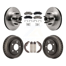 Charger l&#39;image dans la galerie, Front Rear Brake Rotors Ceramic Pad &amp; Drum Kit For Ford Ranger Mazda B2500 B3000