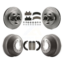 Load image into Gallery viewer, Front Rear Brake Rotor Hub Ceramic Pad Drum Kit For C1500 Suburban Chevrolet GMC