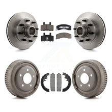 Load image into Gallery viewer, Front Rear Disc Brake Rotors Ceramic Pad &amp; Drum Kit For Chevrolet C1500 Suburban