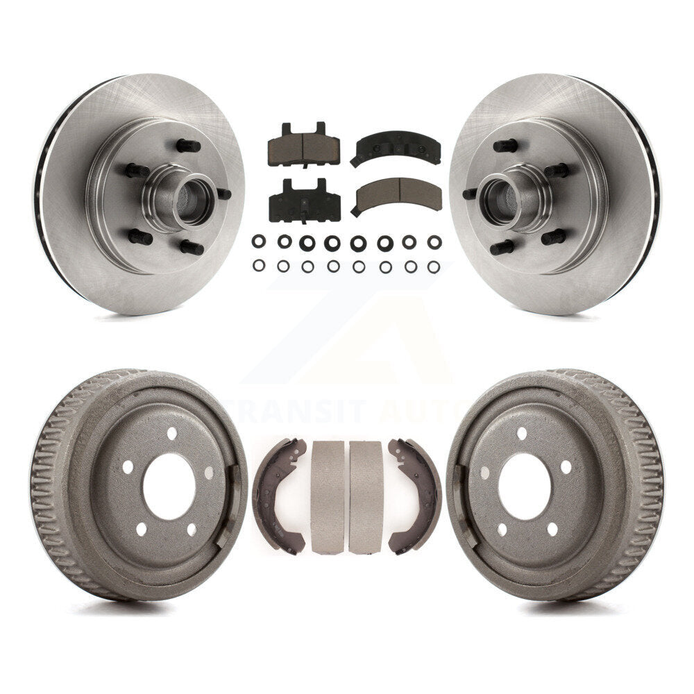 [Front+Rear] 1988-1991 C1500 Chevrolet GMC Premium OE Brake Kit & Ceramic Pads For Max Braking