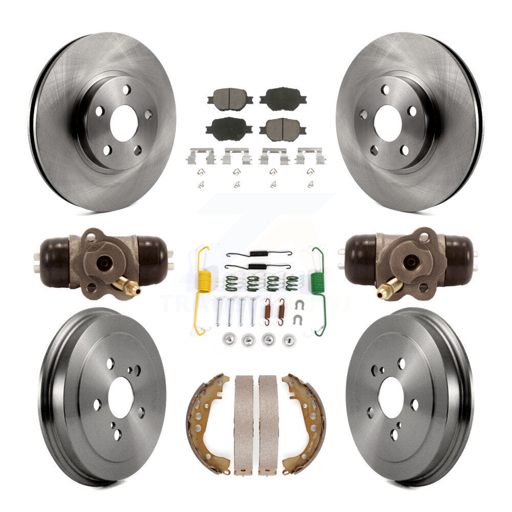 [Front+Rear] 2003-2005 Toyota Celica Premium OE Brake Kit & Ceramic Pads For Max Braking