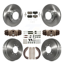 Load image into Gallery viewer, Front Rear Brake Rotor Ceramic Pad Drum Kit (9Pc) For Toyota 4Runner Limited/SR5