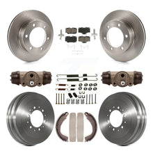 Load image into Gallery viewer, Front Rear Brake Rotor Ceramic Pad Drum Kit (9Pc) For Toyota 4Runner Limited/SR5