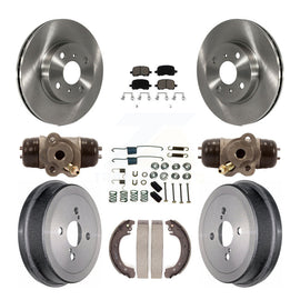 Kit de tambour de plaquettes en céramique de Rotors de frein avant et arrière (9 pièces) pour Toyota Corolla à partir de 04 02 