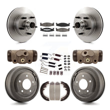 Load image into Gallery viewer, Front Rear Brake Rotors Ceramic Pad Drum Kit (9Pc) For Ford E-150 Econoline Club