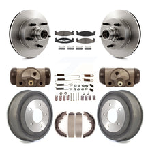 Load image into Gallery viewer, Front Rear Brake Rotors Ceramic Pad Drum Kit (9Pc) For Ford E-150 Econoline Club