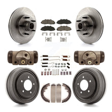 Charger l'image dans la galerie, Rotors de frein à disque avant et arrière, plaquettes en céramique et Kit de tambour (9 pièces) pour Ford F-150 