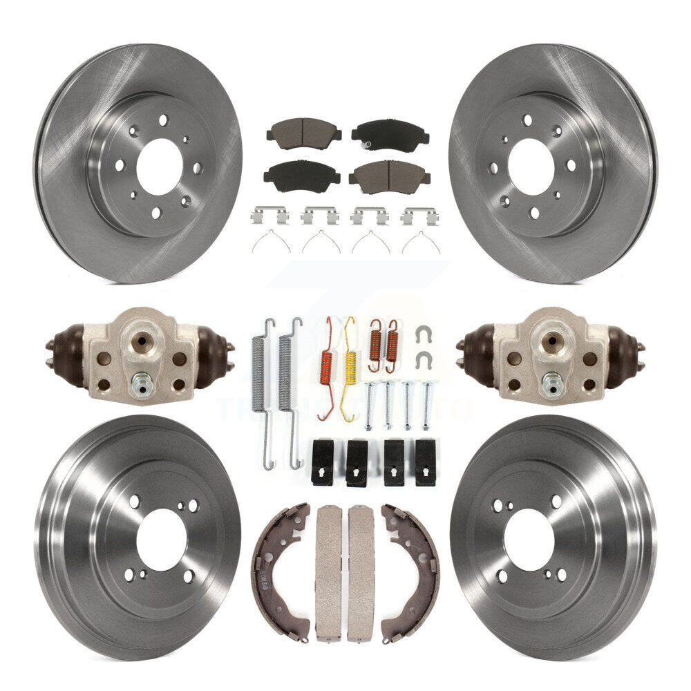 [Front+Rear] 2015-2019 Honda Fit Premium OE Brake Kit & Ceramic Pads For Max Braking