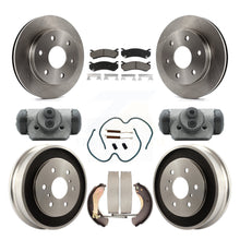 Charger l&#39;image dans la galerie, Front Rear Brake Rotor Ceramic Pad &amp; Drum Kit (9Pc) For Chevrolet Silverado 1500