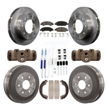 Load image into Gallery viewer, Front Rear Brake Rotor Ceramic Pad &amp; Drum Kit (9Pc) For Chevrolet Silverado 1500