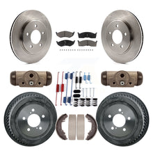 Load image into Gallery viewer, Front Rear Brake Rotor Ceramic Pad Drum Kit (9Pc) For Dodge Grand Caravan Town &amp;