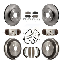 Load image into Gallery viewer, Front Rear Brake Rotor Ceramic Pad Drum Kit (9Pc) For Chevrolet Cobalt Saturn G5