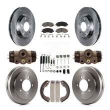 Load image into Gallery viewer, Front Rear Brake Rotor Ceramic Pad Drum Kit (9Pc) For Jeep Patriot Compass Dodge