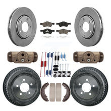 Load image into Gallery viewer, Front Rear Brake Rotor Ceramic Pad And Drum Kit (9Pc) For Dodge Caravan Chrysler