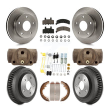 Load image into Gallery viewer, [Front+Rear] 94-99 Dodge Ram 1500 4WD Premium OE Brake Rotor Drum Kit &amp; Ceramic Pads For Max Braking
