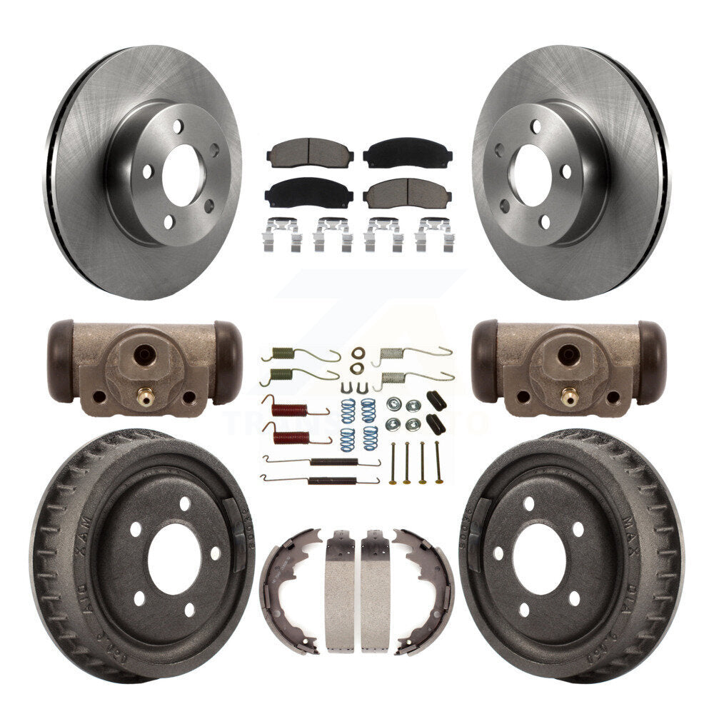 [Front+Rear] 04-09 Ford Ranger 4WD Premium OE Brake Kit & Ceramic Pads For Max Braking