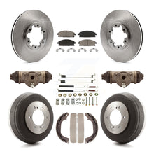 Load image into Gallery viewer, Front Rear Brake Rotor Ceramic Pad Drum Kit (9Pc) For Nissan Pathfinder INFINITI