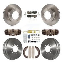 Load image into Gallery viewer, Front Rear Brake Rotor Ceramic Pad And Drum Kit (9Pc) For 2004 Toyota Tacoma 4WD