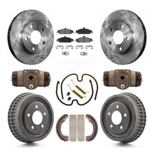 Load image into Gallery viewer, Front Rear Brake Rotor Ceramic Pad Drum Kit (9Pc) For Chevrolet Pontiac Grand Am