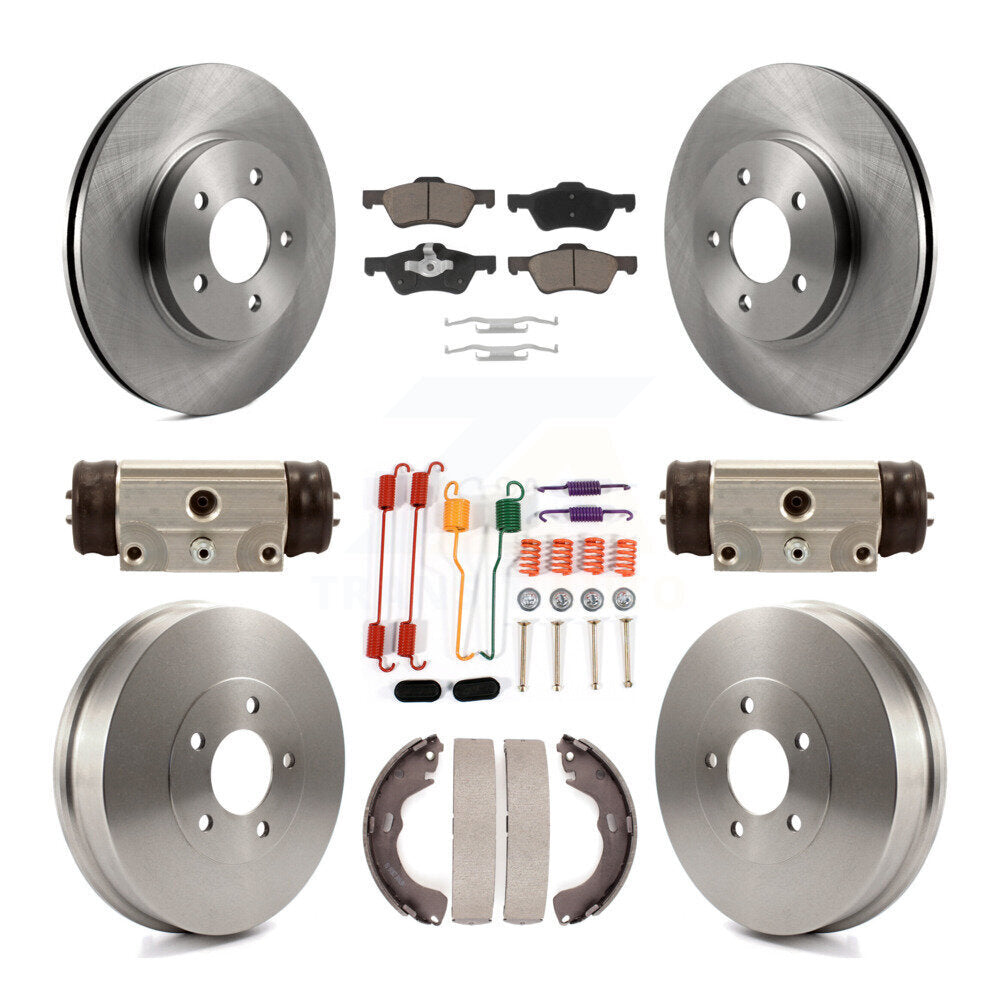 [Front+Rear] 2008 Mazda Tribute Premium OE Brake Kit & Ceramic Pads For Max Braking