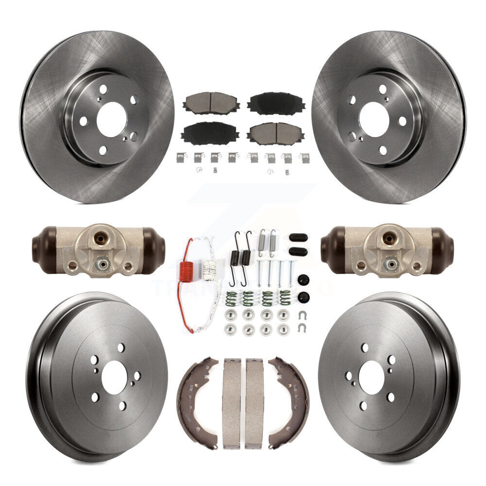 [Front+Rear] 2009-2013 Toyota Corolla Premium OE Brake Kit & Ceramic Pads For Max Braking