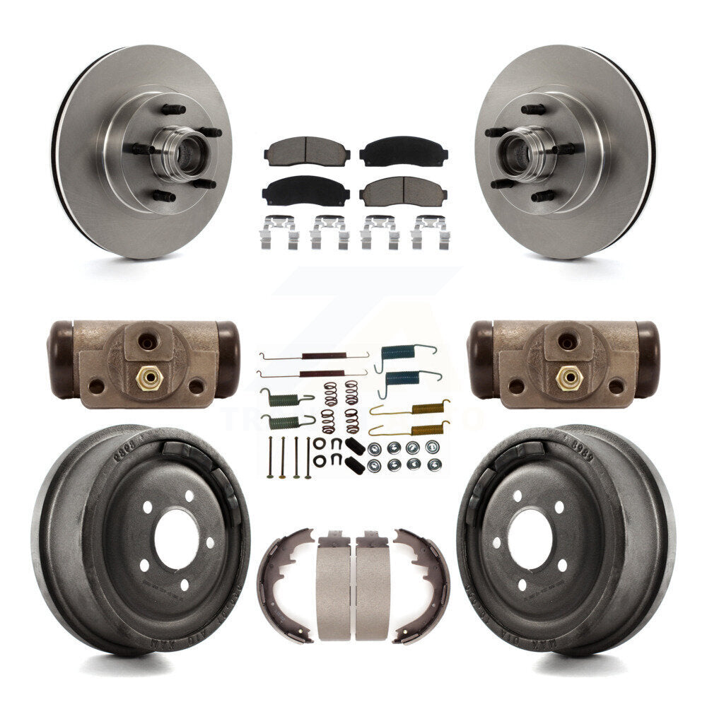 [Front+Rear] 06-09 Ford Ranger RWD Premium OE Brake Kit & Ceramic Pads For Max Braking