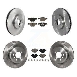 Front Rear Disc Brake Rotors And Ceramic Pads Kit (6Pc) For BMW 535i