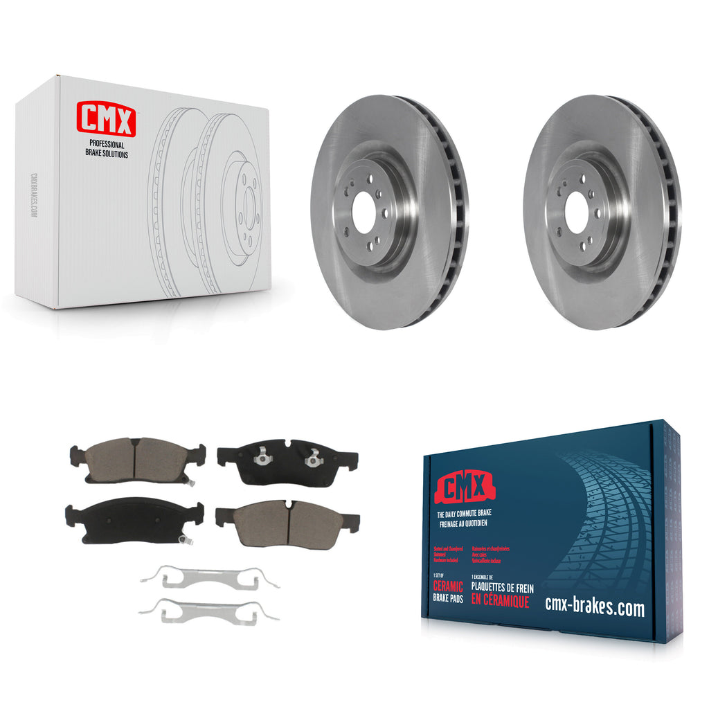 Front Brake Rotor And Ceramic Pad Kit For Mercedes-Benz ML350 GLS450 GL450 GL350