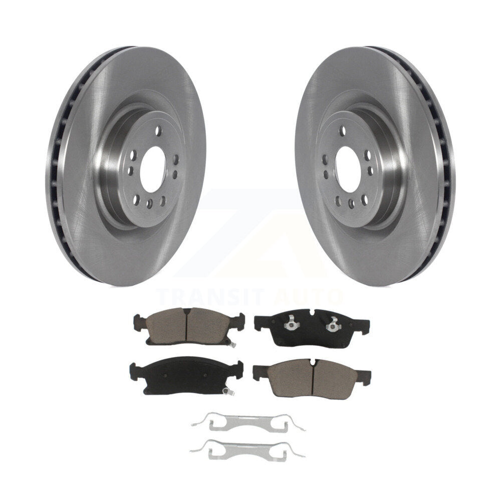 Front Brake Rotors & Ceramic Pad Kit For Mercedes-Benz ML350 GLE350 ML400 GLE400