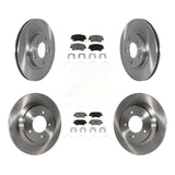 Front Rear Disc Brake Rotors And Ceramic Pads Kit For Kia Niro Hyundai Ioniq