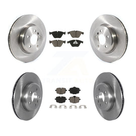 Front Rear Disc Brake Rotors Ceramic Pad Kit For BMW 535i 640i Gran Coupe xDrive