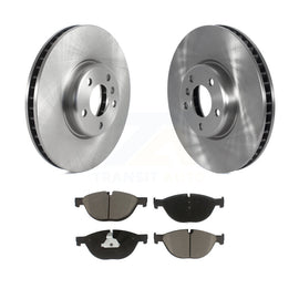 Front Brake Rotors Ceramic Pad Kit For BMW 550i xDrive 650i 740Li 740i 535i GT 7