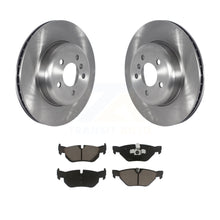 Charger l&#39;image dans la galerie, Rear Disc Brake Rotors And Ceramic Pads Kit For 2013 BMW 328i xDrive 3.0L