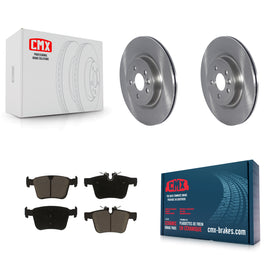 Rear Brake Rotors Ceramic Pad Kit For Land Rover Jaguar F-Pace Range Velar Sport