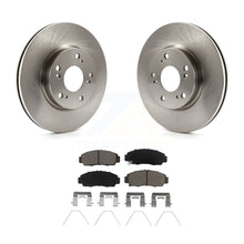 Charger l&#39;image dans la galerie, Front Disc Brake Rotors And Ceramic Pads Kit For Honda Civic