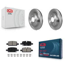 Load image into Gallery viewer, Rear Brake Rotor Ceramic Pad Kit For Chevrolet GMC Silverado 1500 Sierra Limited